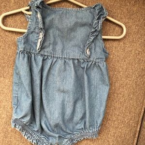 Denim romper